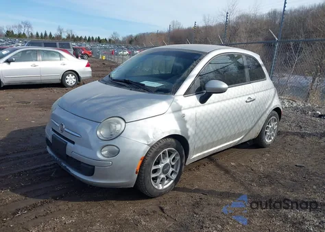 2012 Fiat 500 Pop z USA, uszkodzony, nr VIN 3C3CFFAR6CT123843